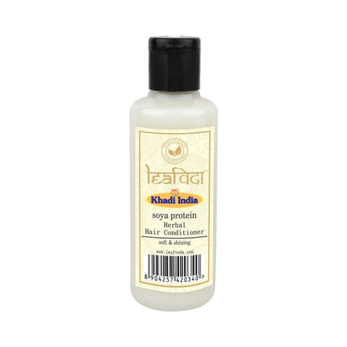 Khadi Leafveda Soya Protein Herbal Hair Conditioner bottle of 210 ml Conditioner